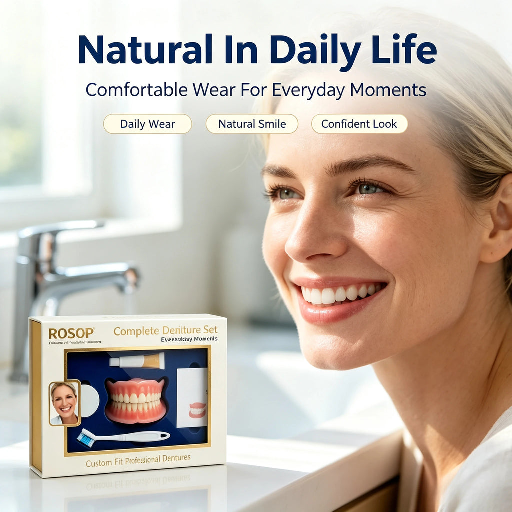 Cosmetic Temporary Denture Set for Natural Smile Makeover