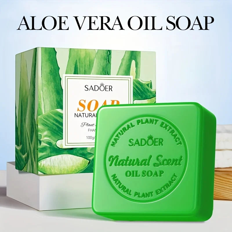 Aloe Vera Moisturizing Cleansing Bar for Face and Body