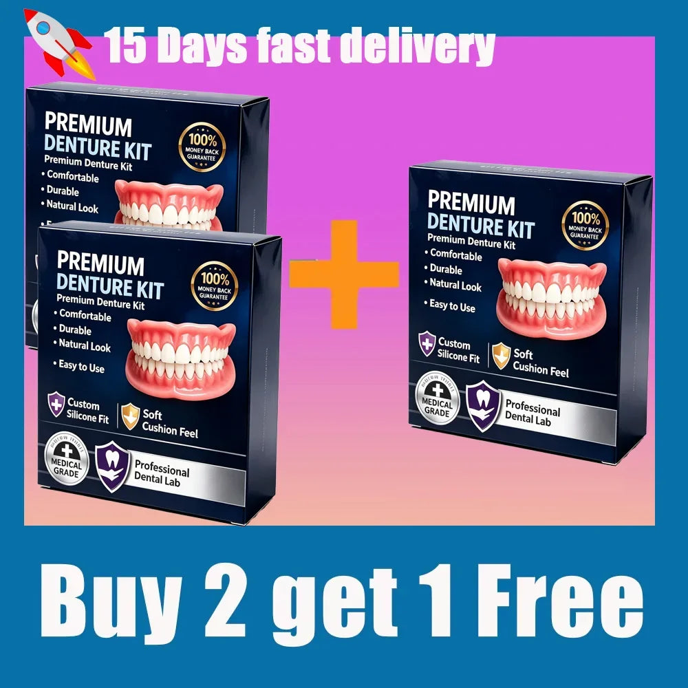 Temporary Silicone Cosmetic Smile Teeth Kit