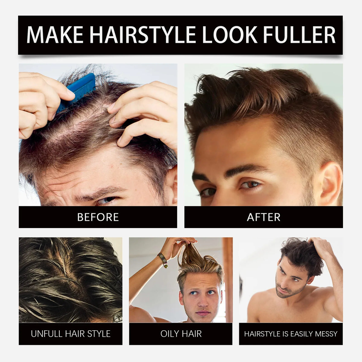 Volumizing Hair Styling Powder for Instant Texture