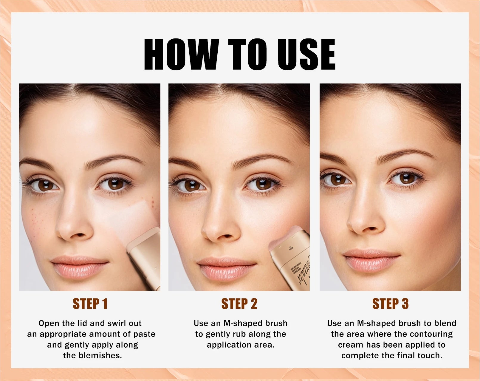 Four-Color All-Day Waterproof Face Concealer Palette - 12