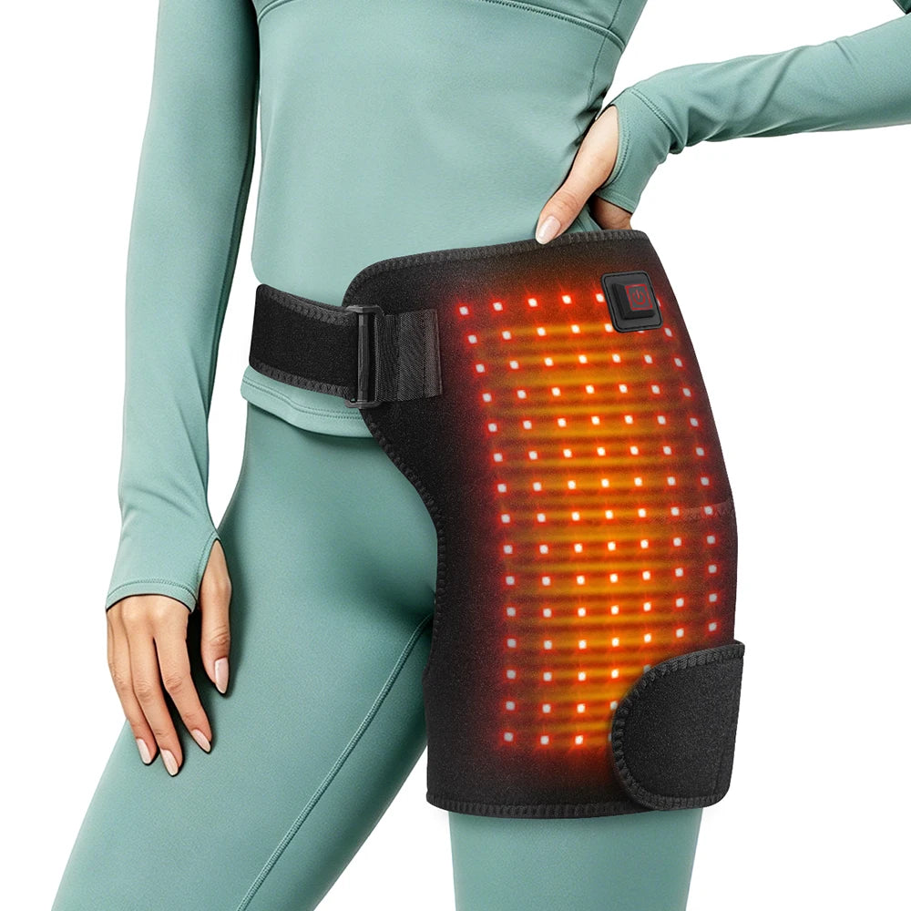 Red Light Therapy Heating Hip and Thigh Support Wrap - 7