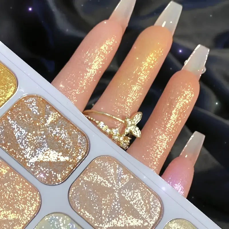 8-Color Shimmer Highlighter and Eyeshadow Palette