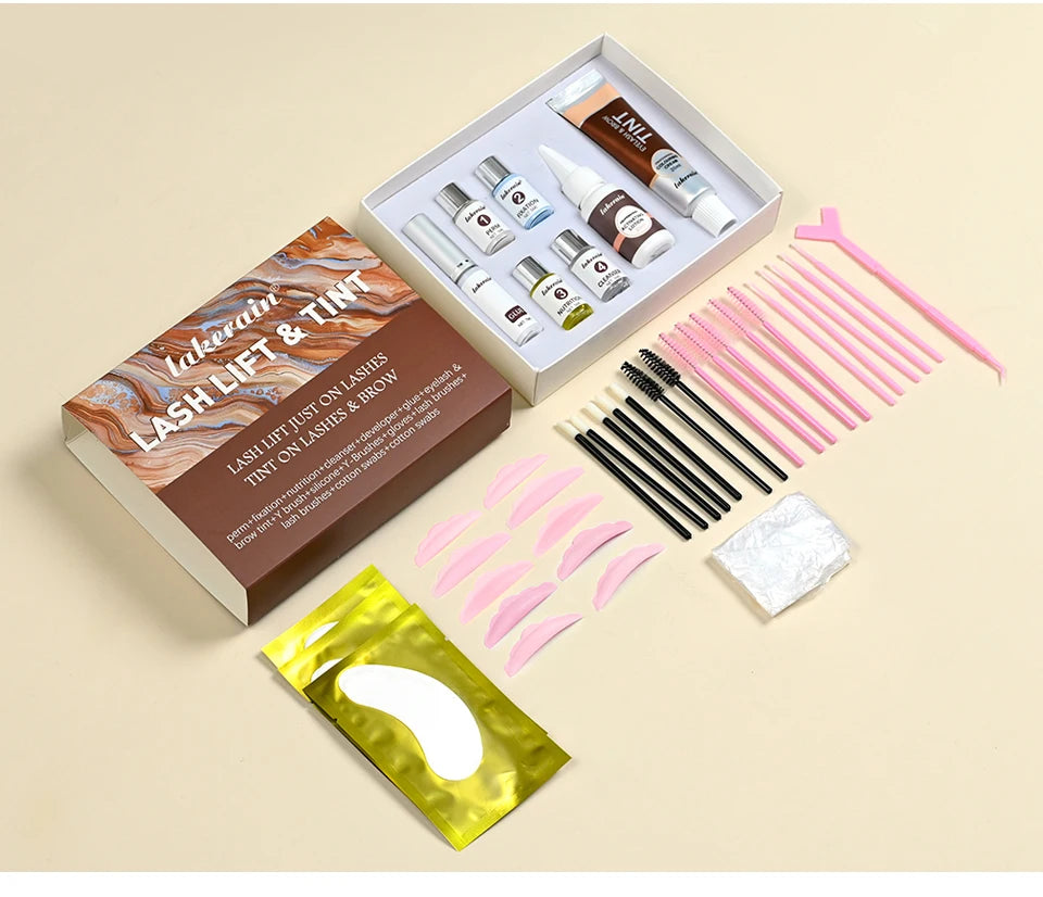 Professional Eyelash and Eyebrow Lift and Tint Kit