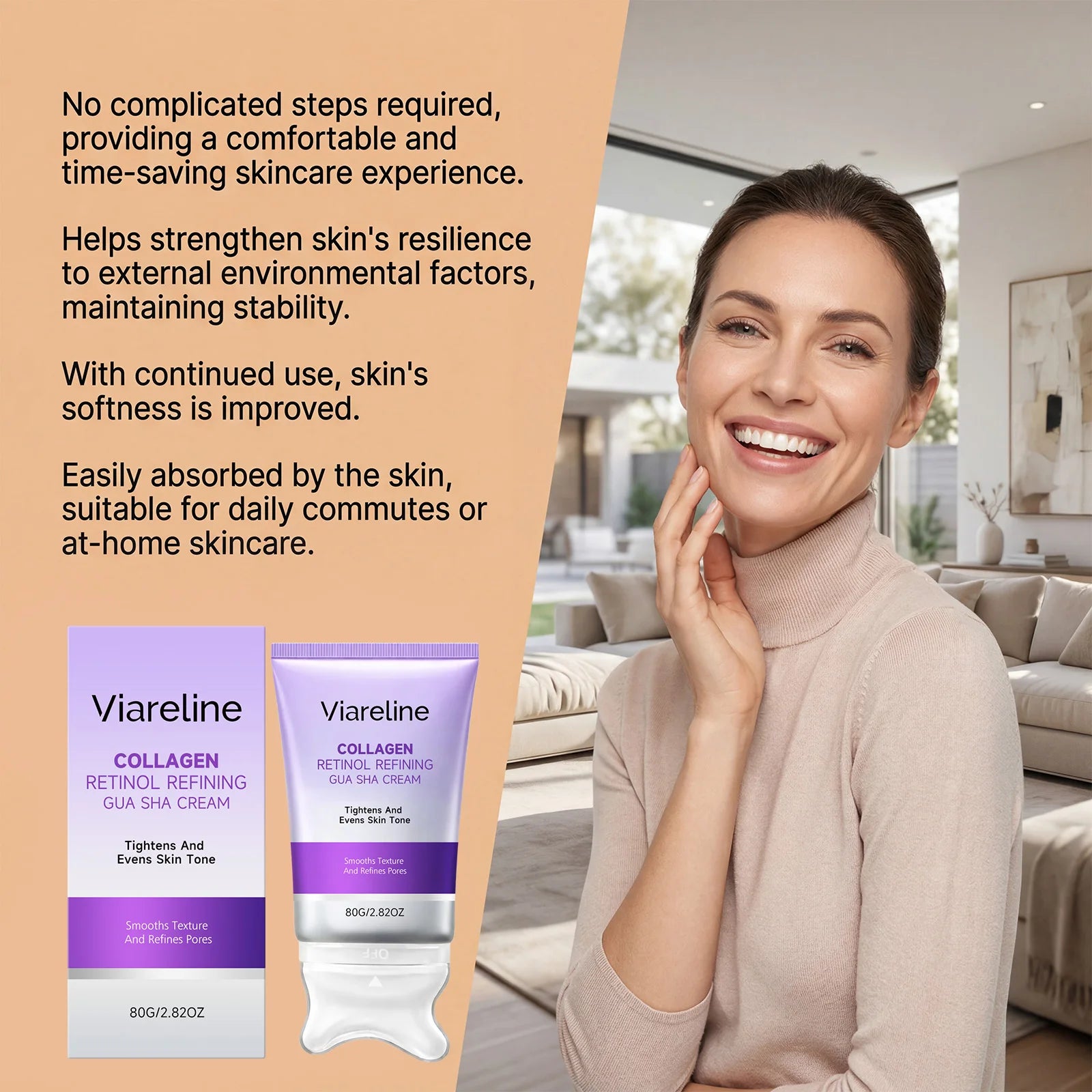 Collagen Retinol Sculpting Gua Sha Facial Cream - 12