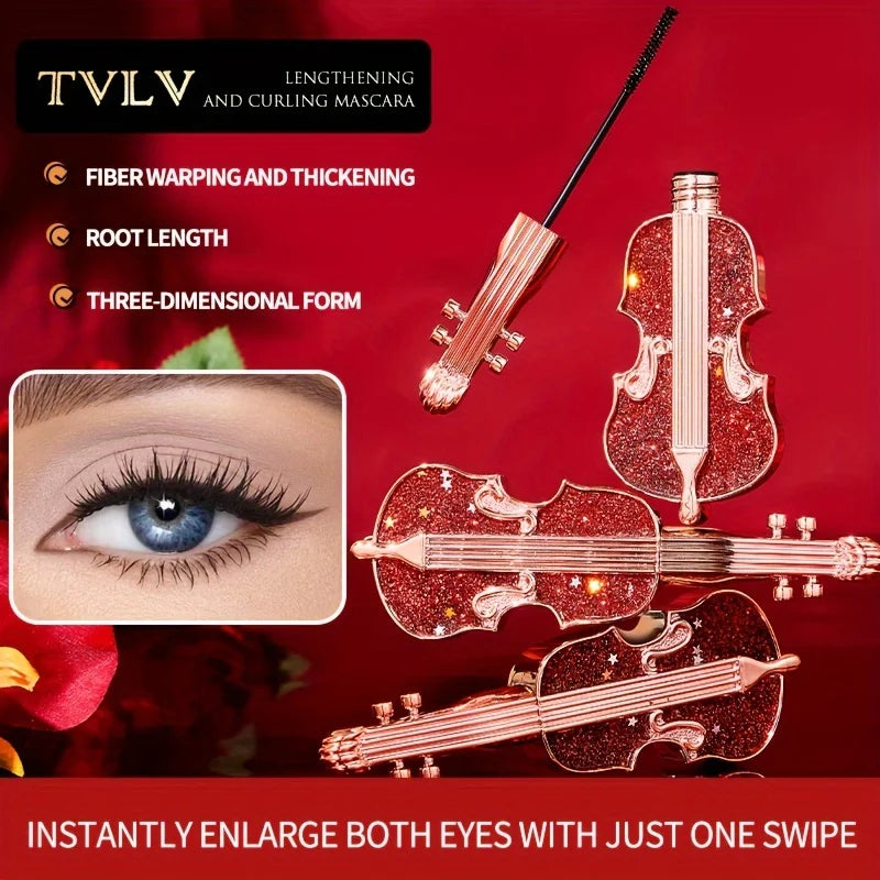 Waterproof Violin Lengthening and Curling Mascara