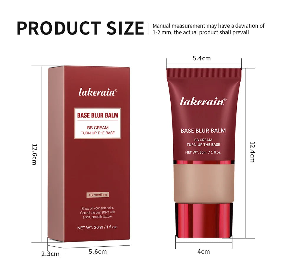 Matte Liquid Foundation and Dual-Ended Makeup Brush Set