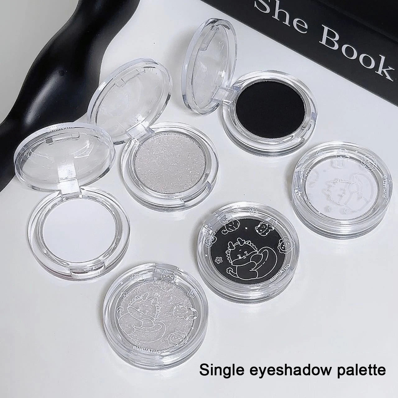 Matte White Face Highlighter and Contour Powder - 10