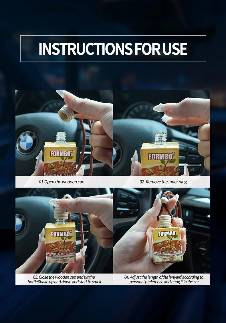 Long-Lasting Hanging Car Air Freshener Set