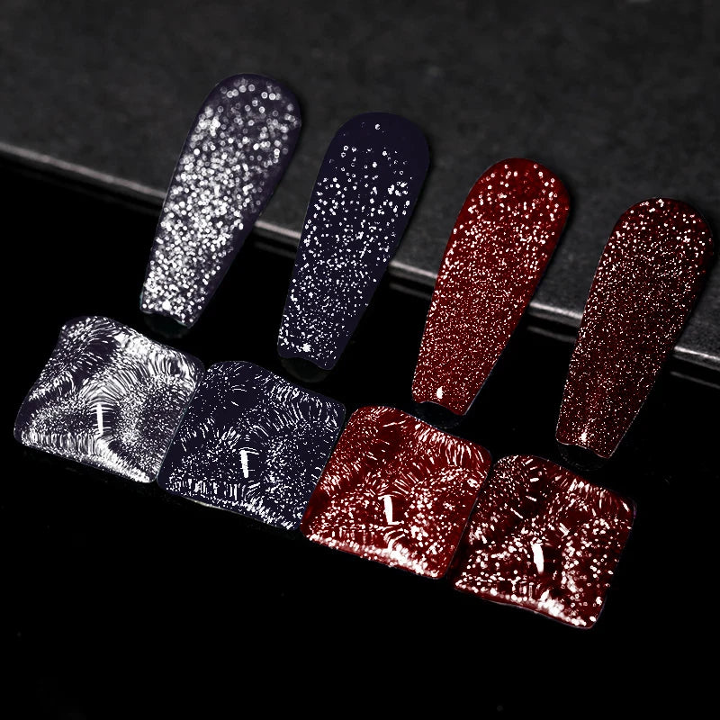 Reflective Glitter UV Gel Nail Polish for Manicure