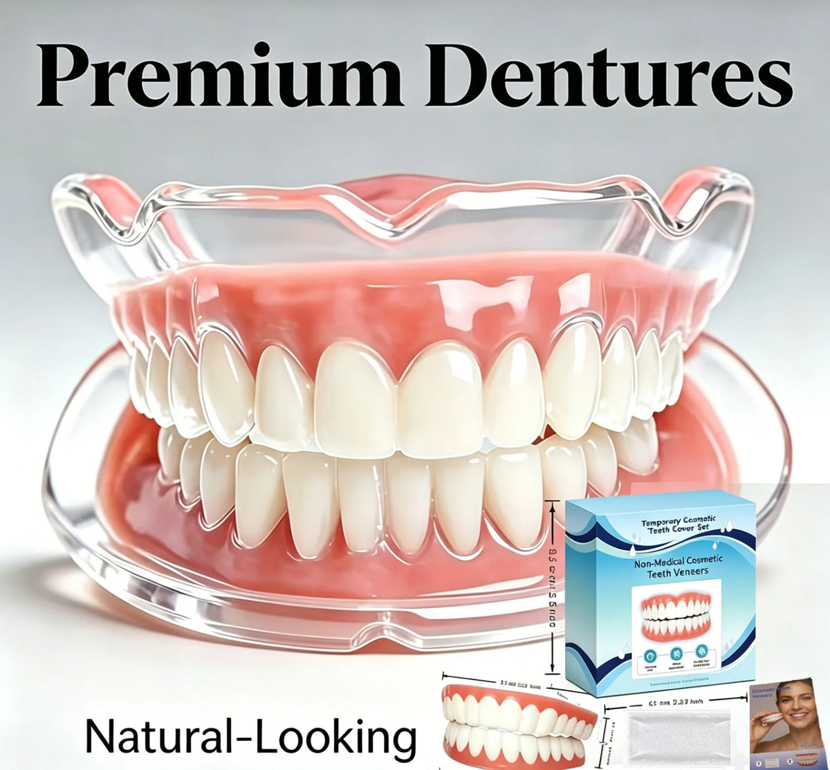 Adjustable Cosmetic Teeth Veneers Set
