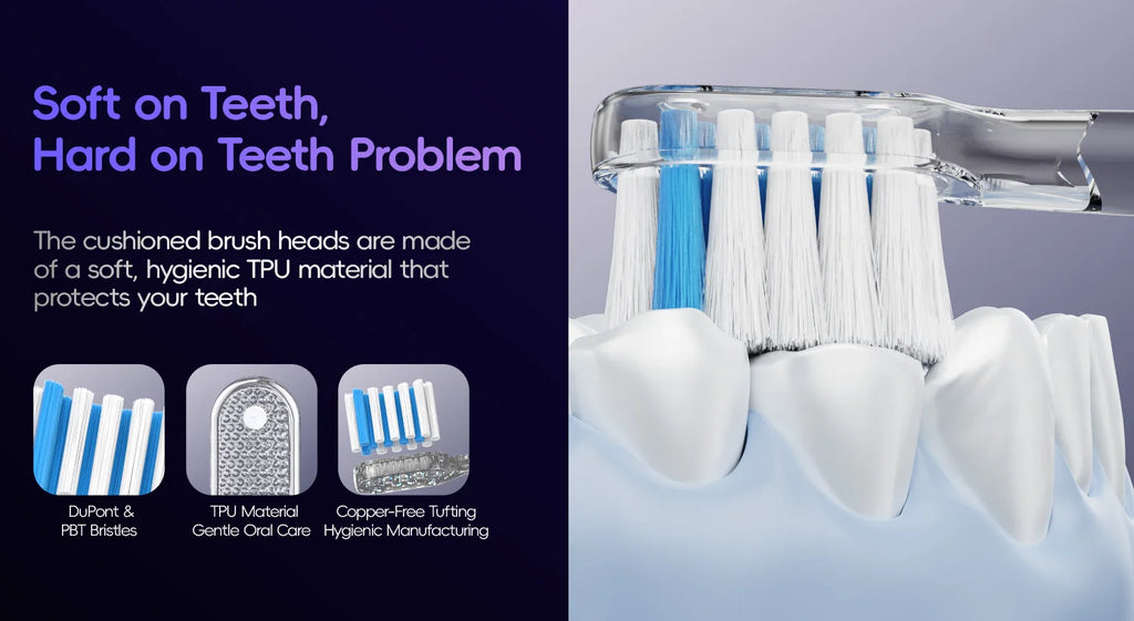 Portable Sonic Electric Toothbrush and Water Flosser Oral Care Set