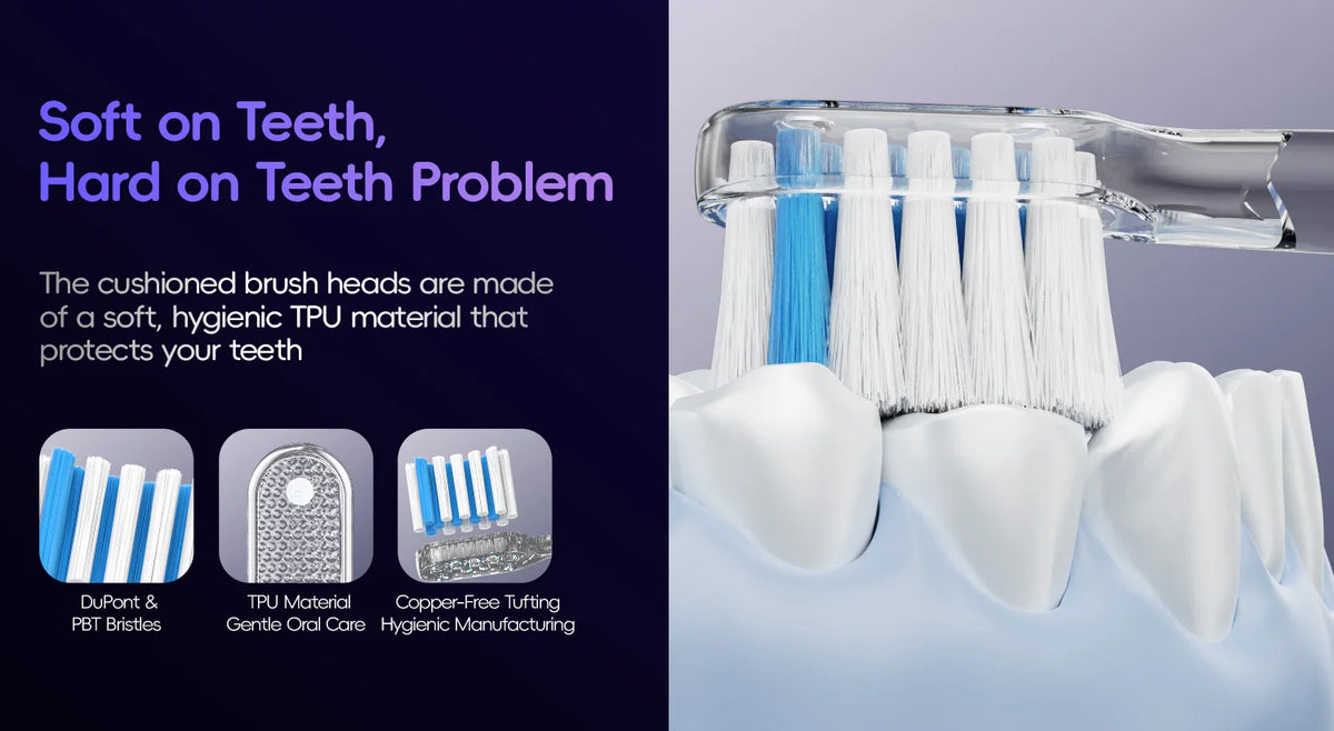 Portable Sonic Electric Toothbrush and Water Flosser Oral Care Set