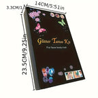 Temporary Glitter Tattoo Art Kit for Parties and Events