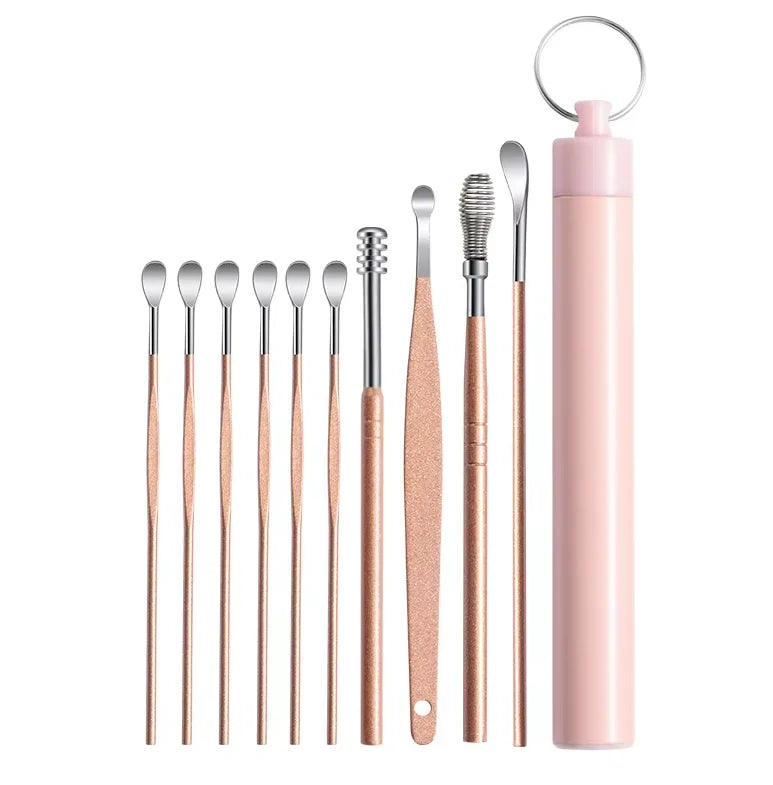 Stainless Steel Ear Wax Removal Tool Kit