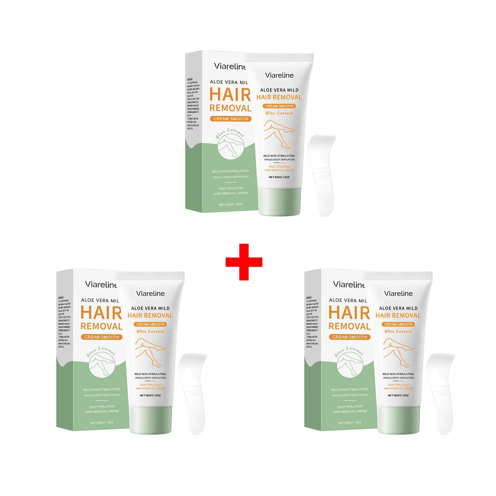 Painless Aloe Vera Hair Removal Cream for Smooth Skin - 16