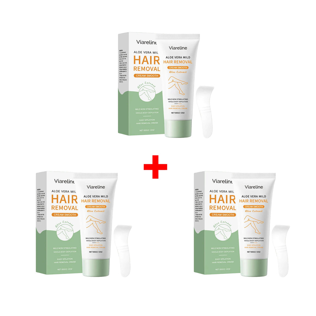 Painless Aloe Vera Hair Removal Cream for Smooth Skin