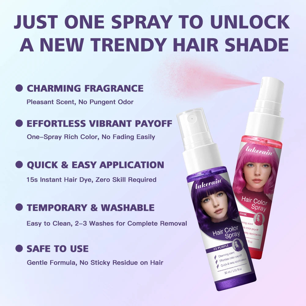 Temporary Washable Hair Color Spray - 4