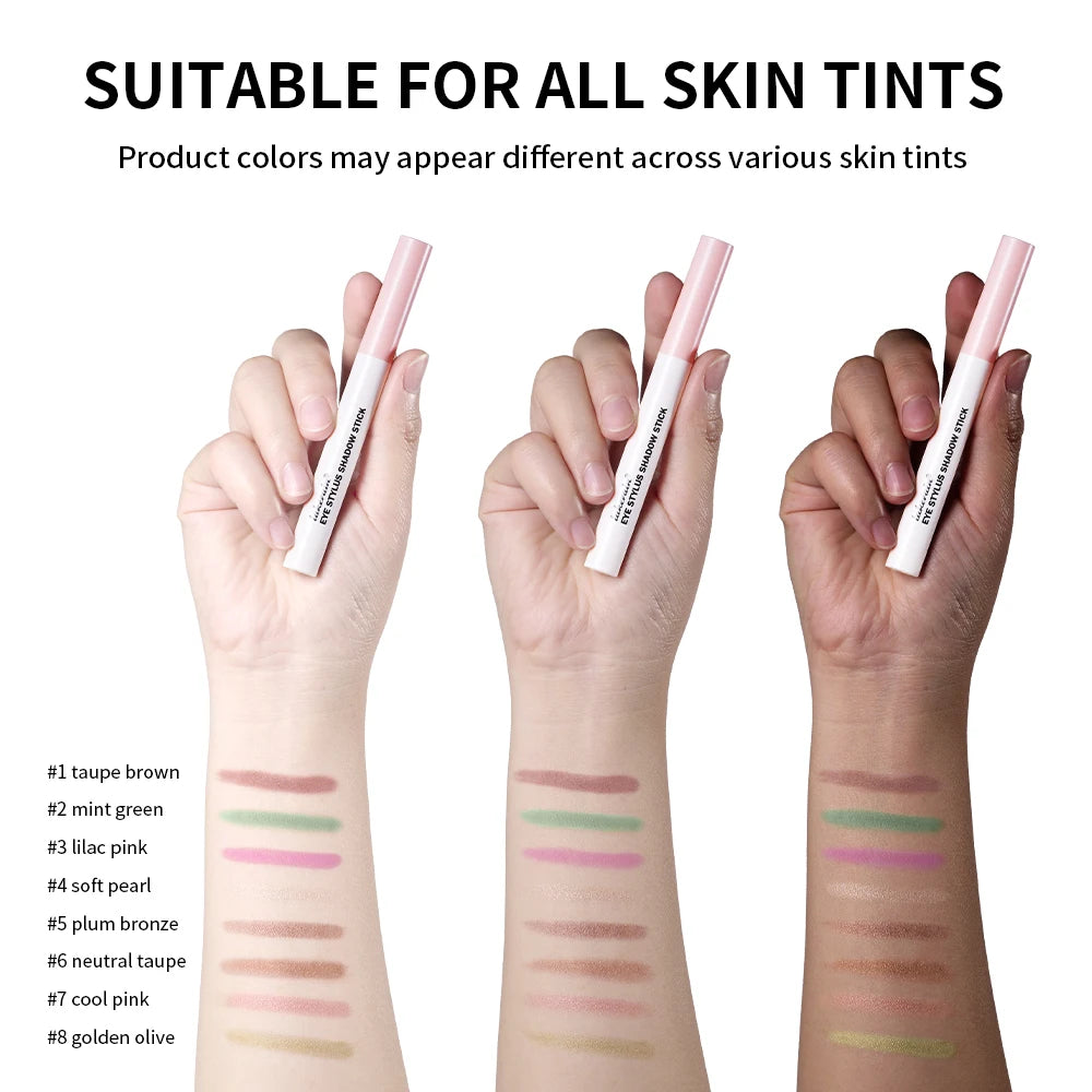 Waterproof Cream Eyeshadow Stick for Long-Lasting Eye Makeup - 6