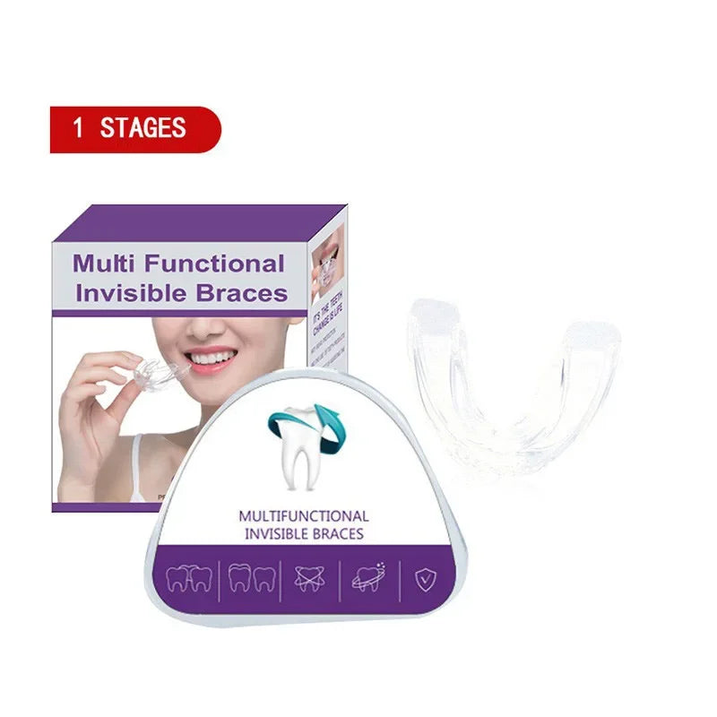 3-Stage Teeth Alignment Orthodontic Mouthpiece for Adults