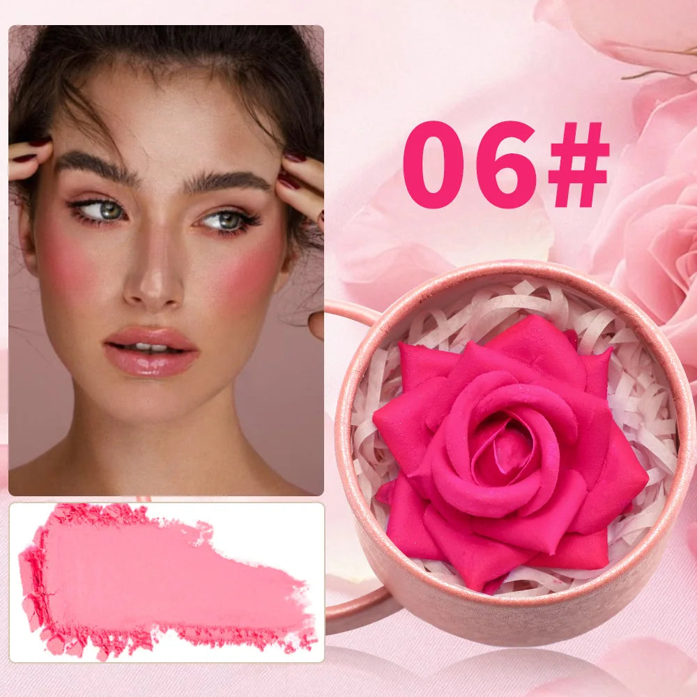 3D Rose Petal Blush for a Natural Radiant Complexion