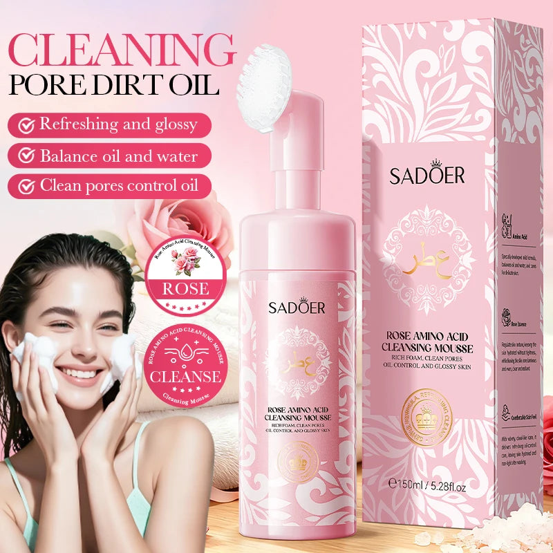 Rose Amino Acid Gentle Facial Cleansing Mousse