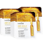 24K Gold and Vitamin C Hydrating Facial Sheet Mask Set