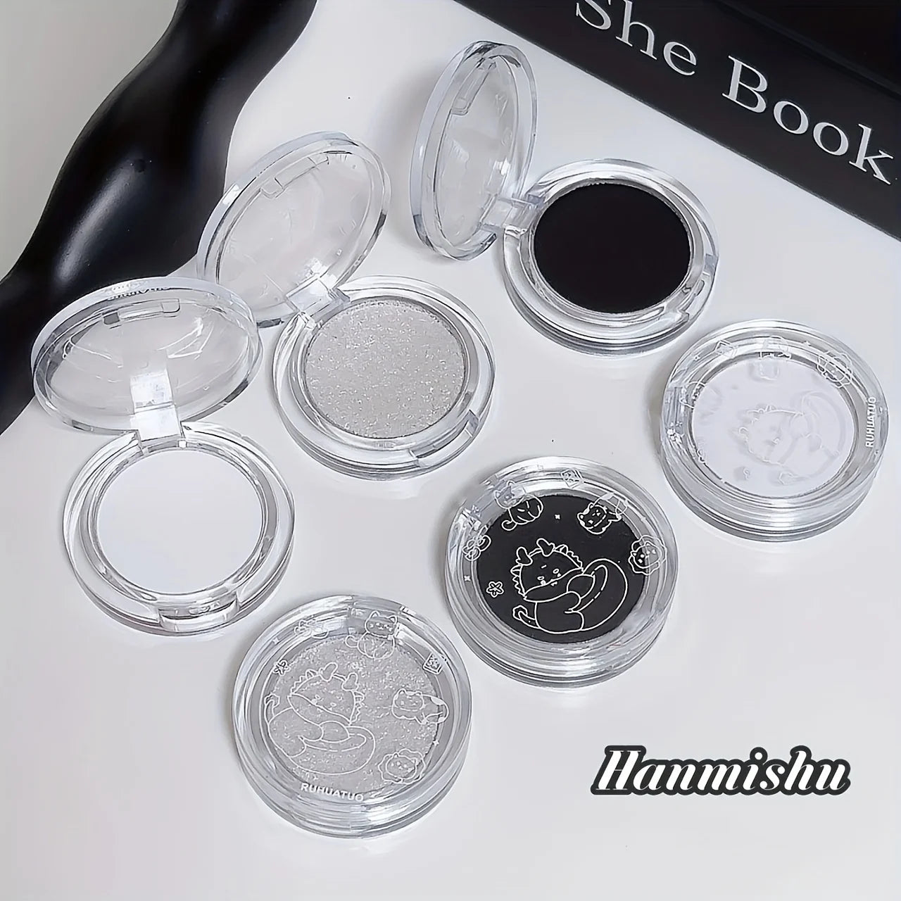 Monochrome Shimmer Eyeshadow for Radiant Eye Makeup - 8