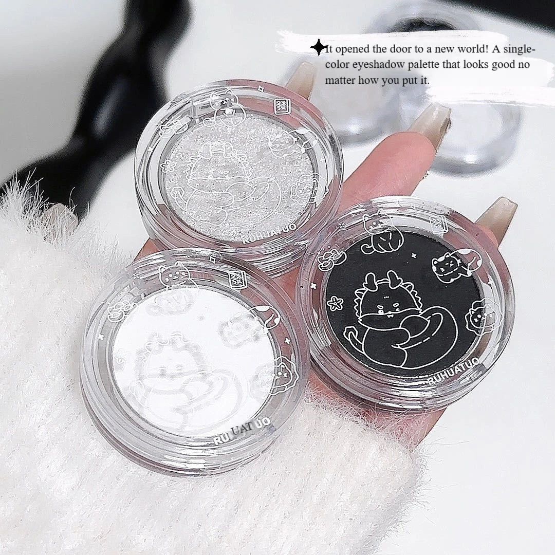 Matte White Face Highlighter and Contour Powder - 7