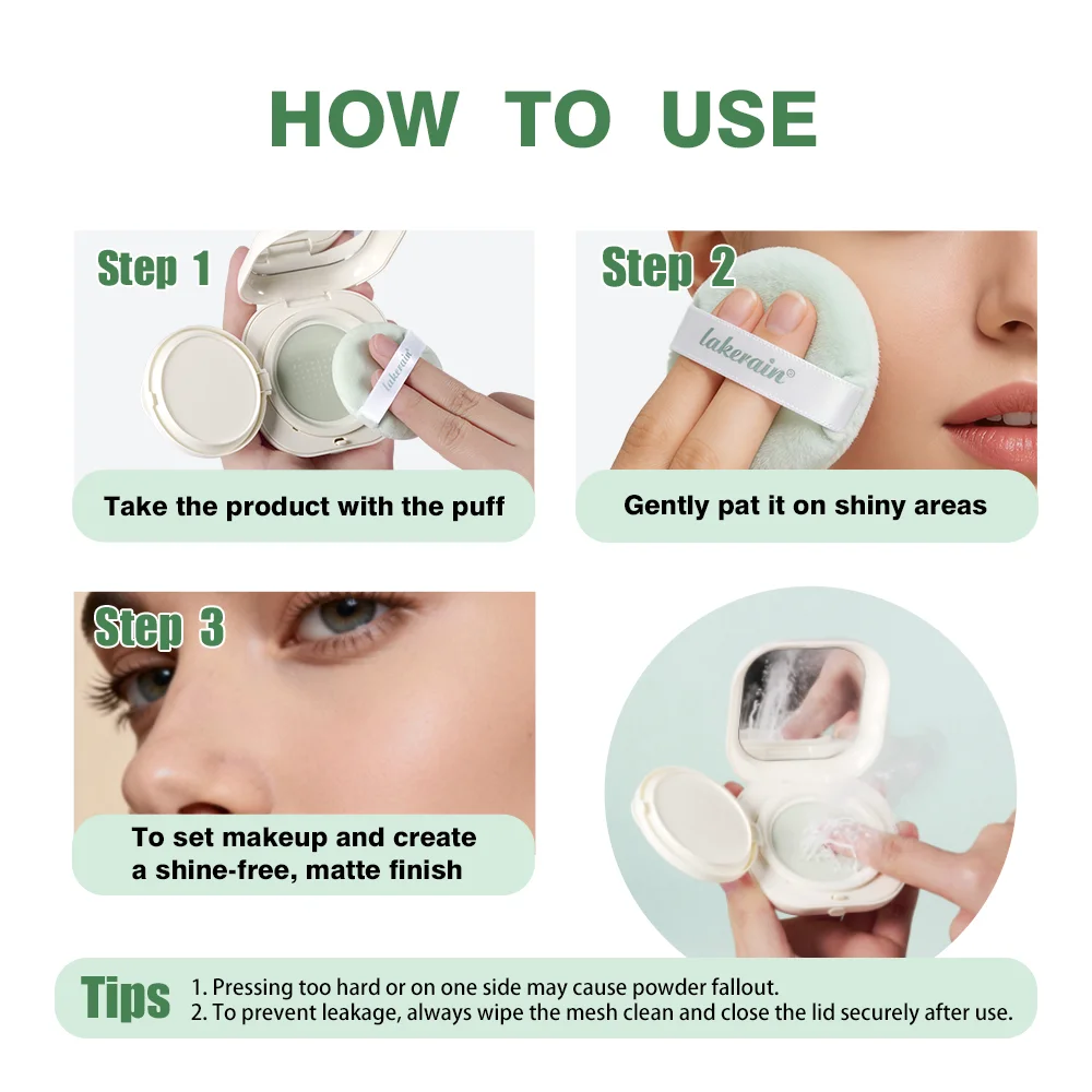 Oil-Control Matte Setting Powder for All Skin Types