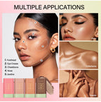 Multi-Purpose Face Sculpting and Bronzing Stick