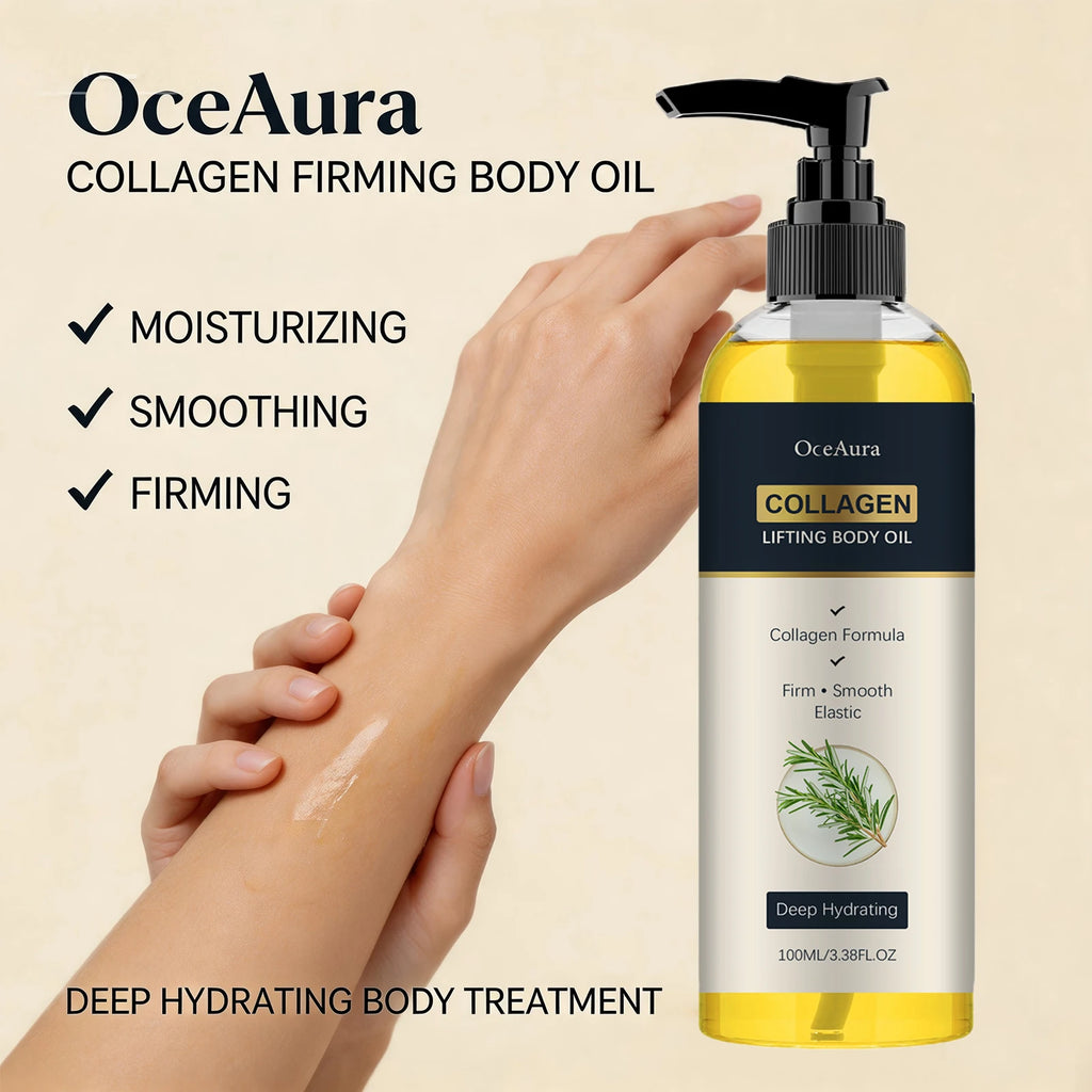 Collagen Firming Body Oil for Skin Elasticity and Hydration