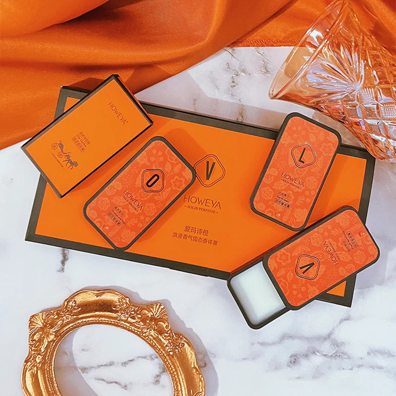 Portable Solid Perfume Balm Set