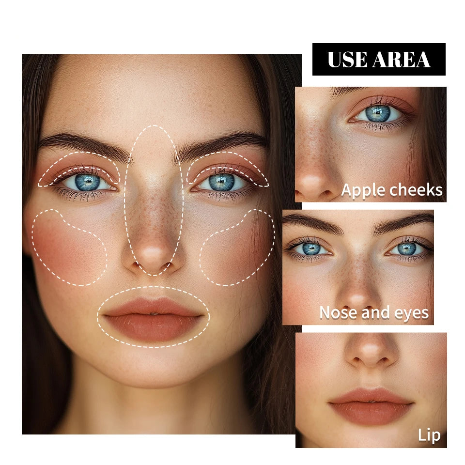Matte Satin Cream Blush for Natural Radiant Skin