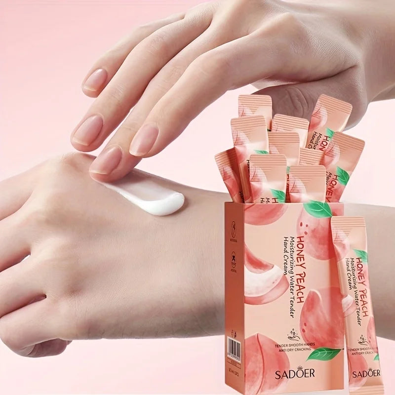 Honey Peach Moisturizing Hand Cream Sticks