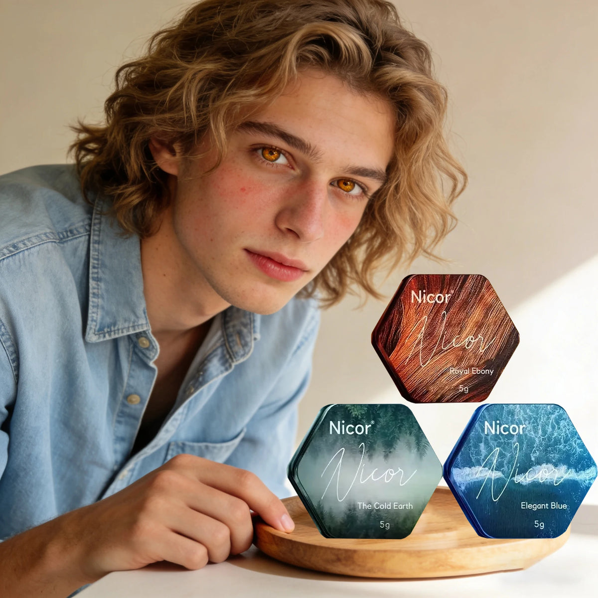 Men's Portable Solid Cologne Balm