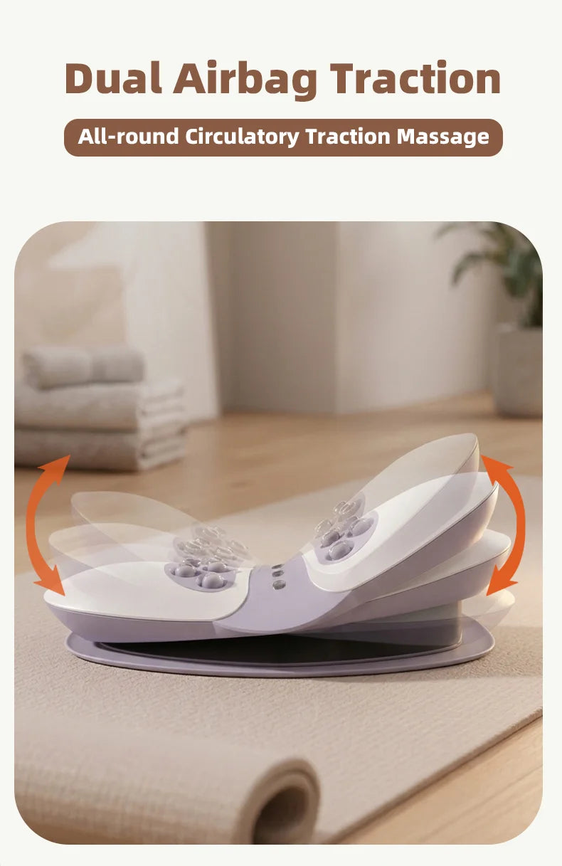 Electric Lumbar Traction Massager for Back Pain Relief
