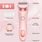 Pain-Free Electric Shaver for Women Body and Facial Hair