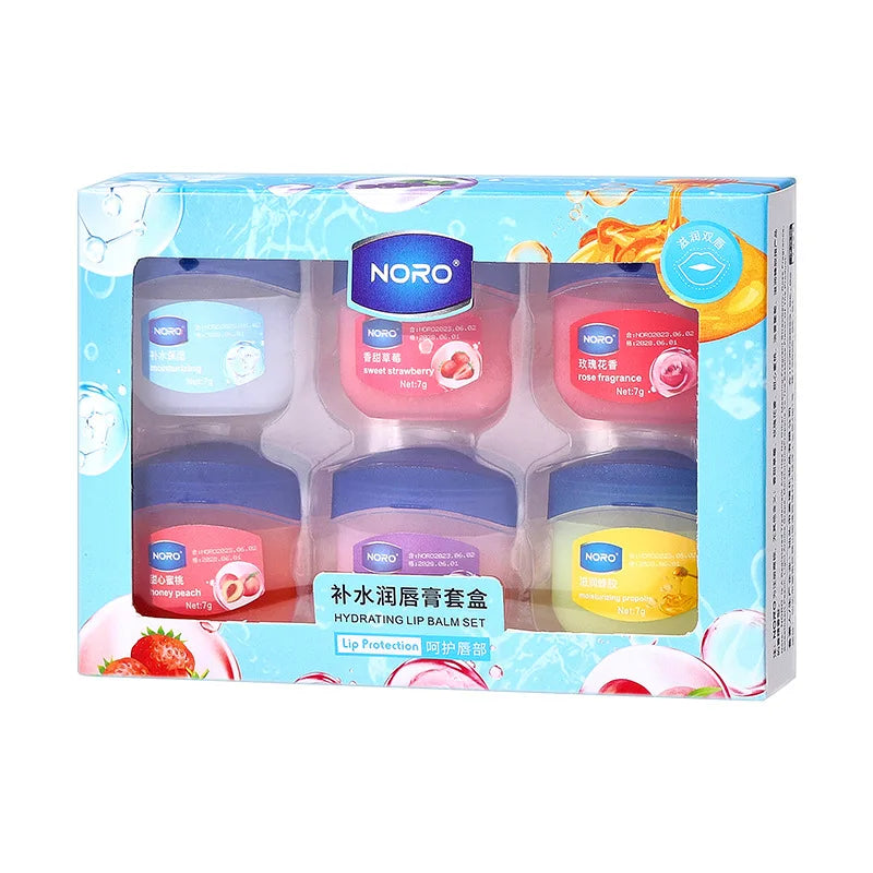 Hydrating Fruity Lip Balm Repair Set - 7
