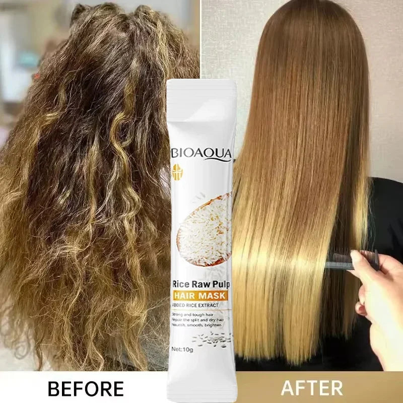Deep Repairing Rice Hair Mask for Damaged Hair