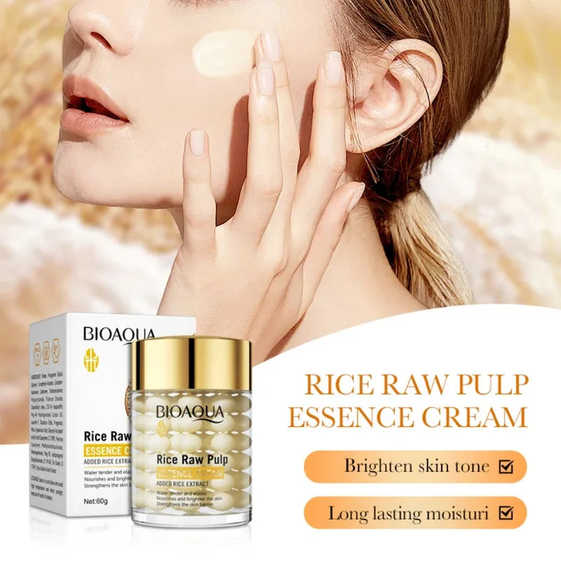 Hydrating Rice Extract Facial Cream for Radiant Skin