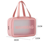 Waterproof Transparent Travel Toiletry and Cosmetic Organizer Bag
