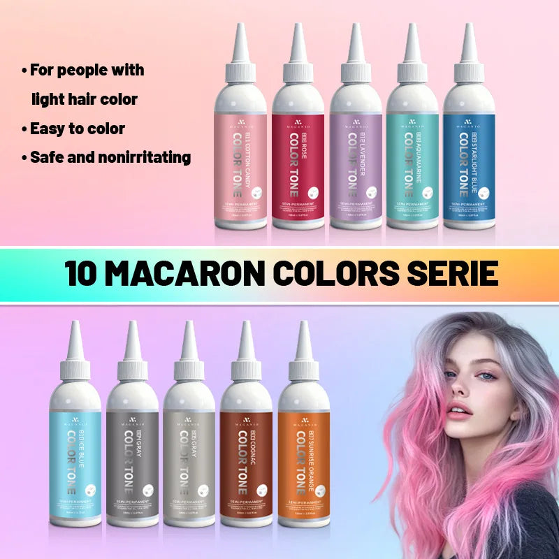 Semi-Permanent Plant-Based Hair Color Dye 200ml
