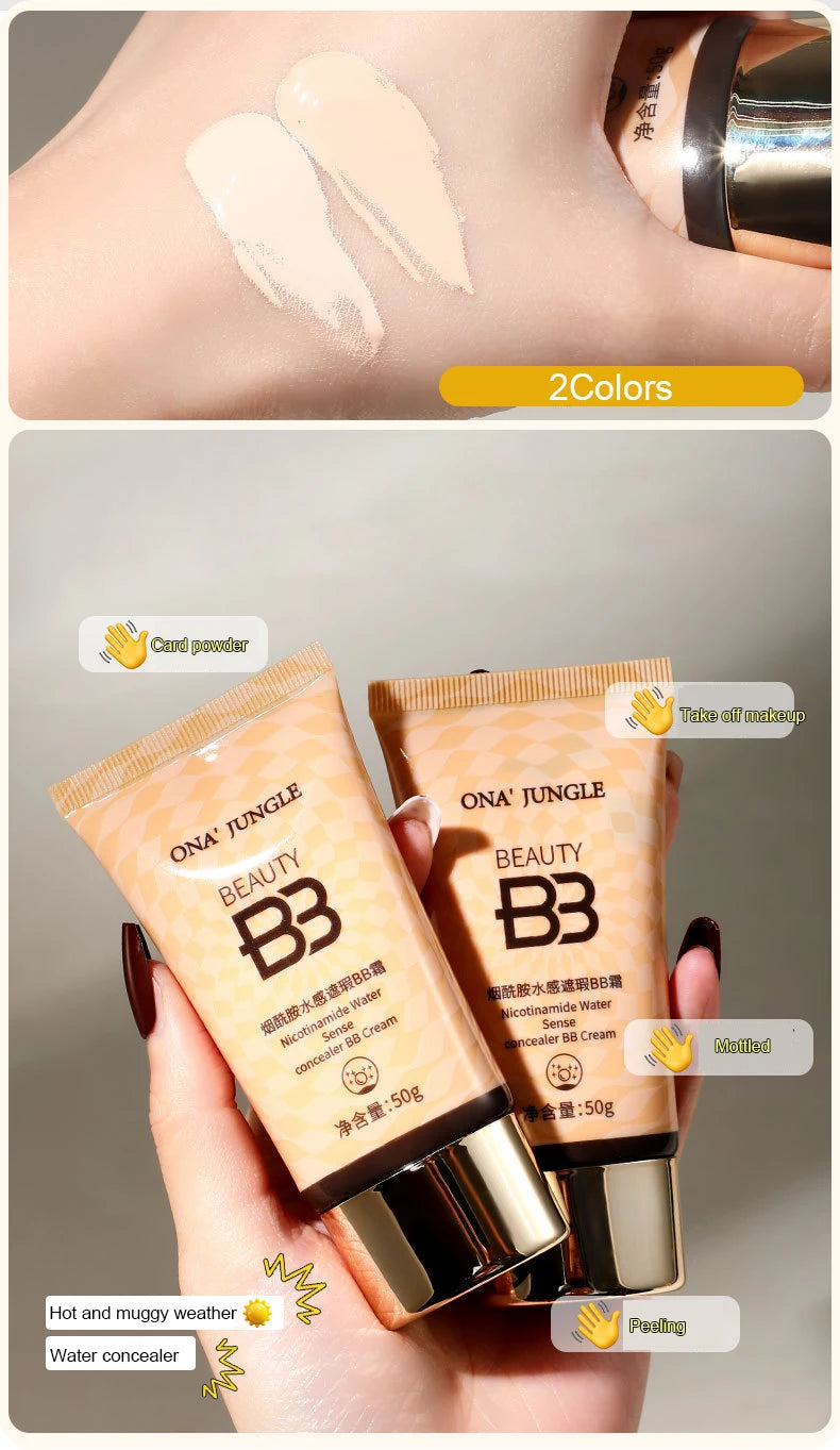 Waterproof Full Coverage Niacinamide BB Cream Foundation - 10