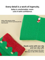 Cozy Christmas Non-Slip Baby Socks