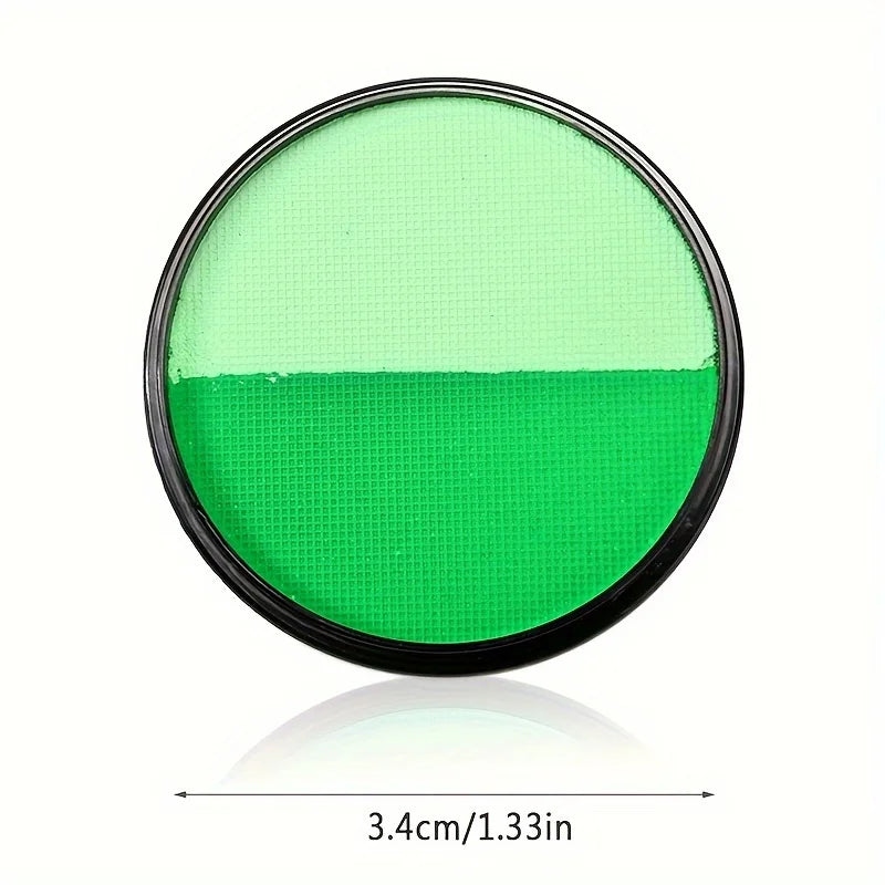 Double Color Face and Body Paint for Parties and Festivals