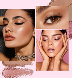 All-in-One Travel Makeup Palette for Face and Eyes