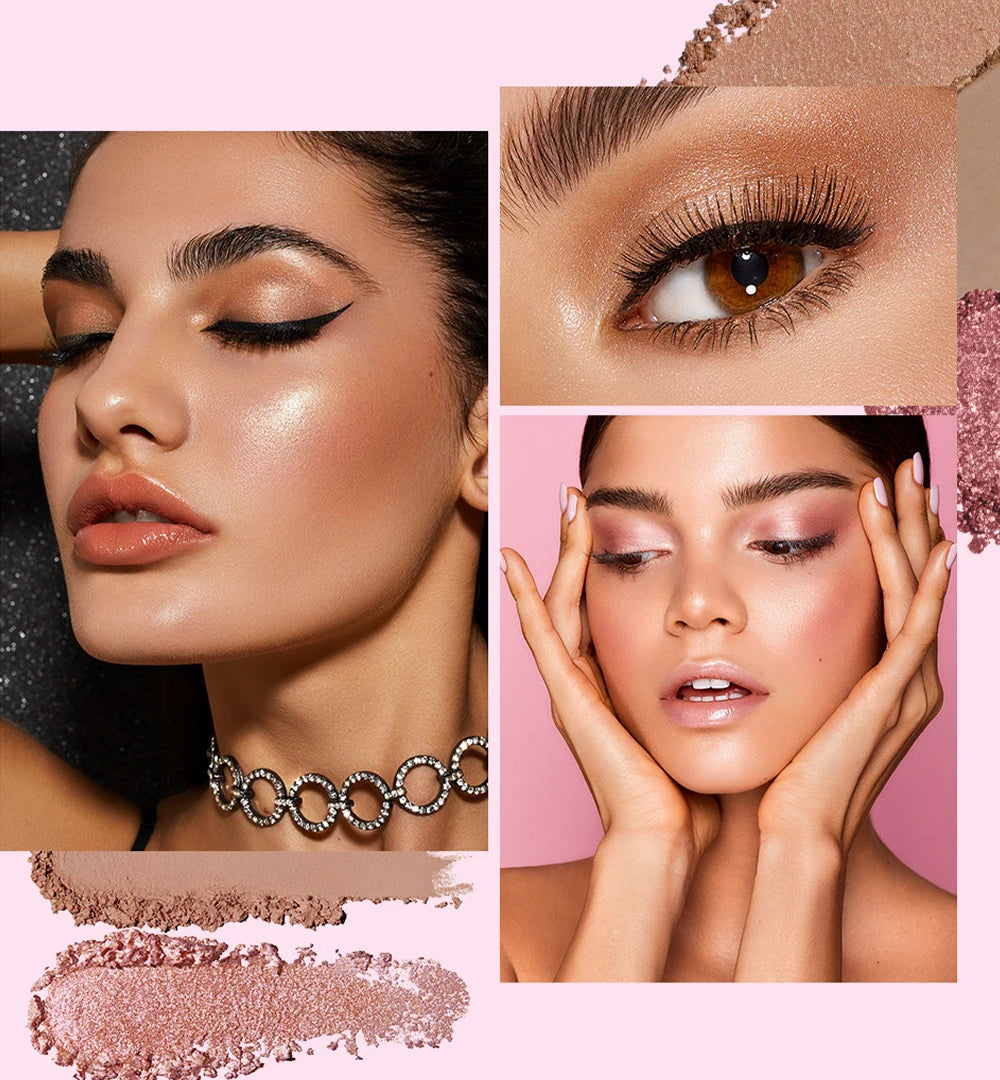 All-in-One Travel Makeup Palette for Face and Eyes