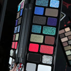 16-Color Punk Eyeshadow Palette for Bold Matte and Shimmer Looks