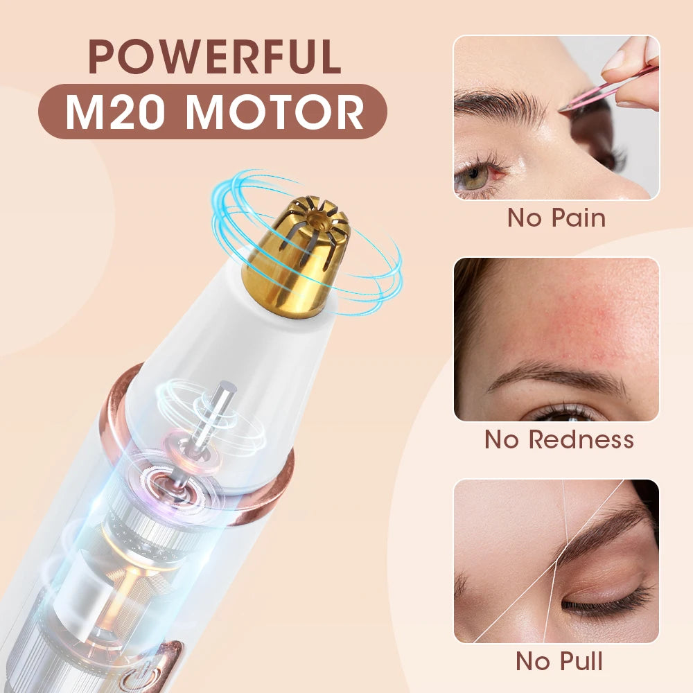2-in-1 Electric Eyebrow and Nose Hair Trimmer - 9